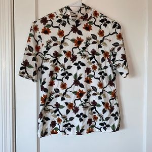 Frank & Oak Short Sleeve Mock Neck